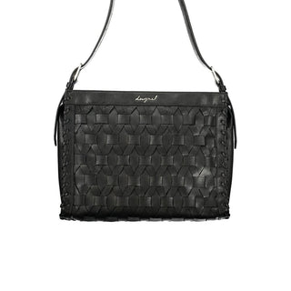 Black Polyurethane Women's Handbag