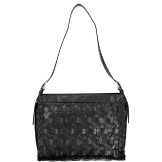 Black Polyurethane Women's Handbag