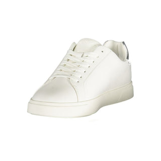 Weiße Damen-Sneaker aus Polyurethan