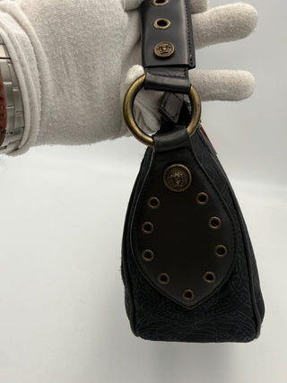 VERSACE Medusa Jacquard Shoulder Bag