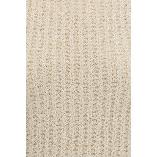 Beiger ärmelloser Baumwollpullover
