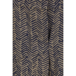 Brown Viscose Casual Pants