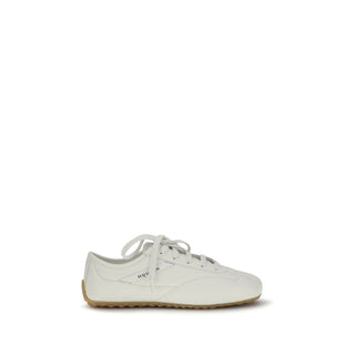 Sneaker aus weißem Kalbsleder vom Bos Taurus