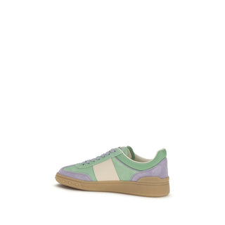 Sneakers aus Kalbsleder in Multicolor
