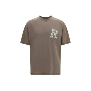 Camiseta marrón de algodón