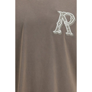 Braunes Baumwoll-T-Shirt