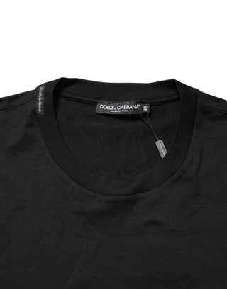 Black Crew Neck Sleeveless Tank Top T-shirt