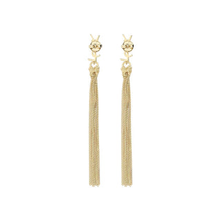 Gold Brass Earrings