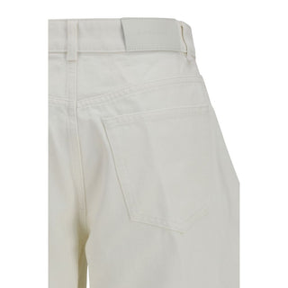 White Cotton Jeans Denim