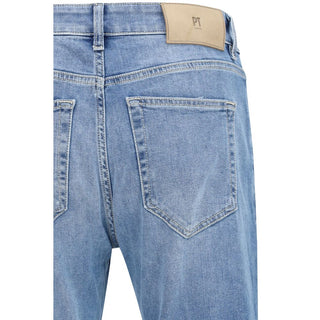 Blue Cotton Slim Fit Jeans