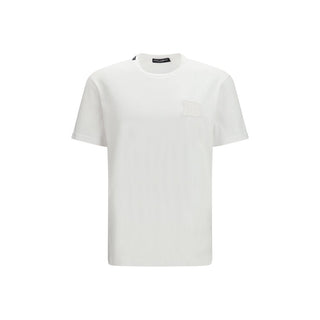 Weißes Baumwoll-T-Shirt