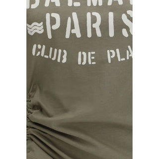 Zweifarbiges Baumwoll-T-Shirt