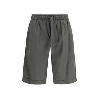Bermudas de algodón gris