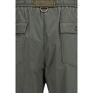 Bermudas de algodón gris