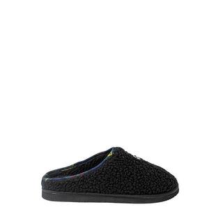 Pantuflas negras de algodón