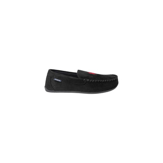 Zapatillas negras de piel sintética