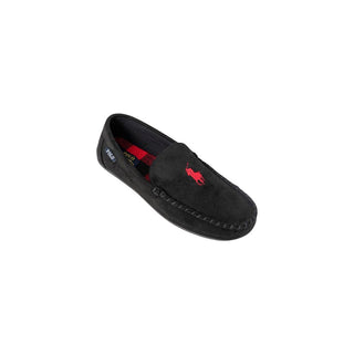 Black Faux Fur Slippers