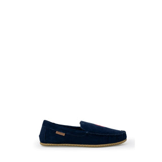 Zapatillas azules de piel sintética