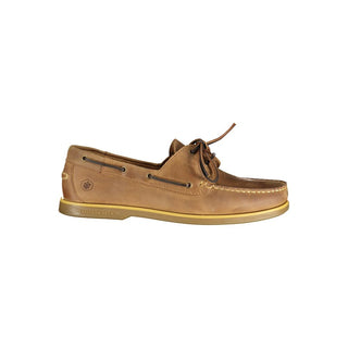 Zapato clásico para hombre de cuero marrón