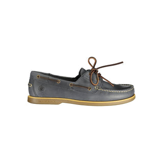 Zapato clásico azul de cuero para hombre