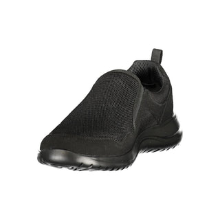 Schwarzer Polyester-Herren-Sneaker