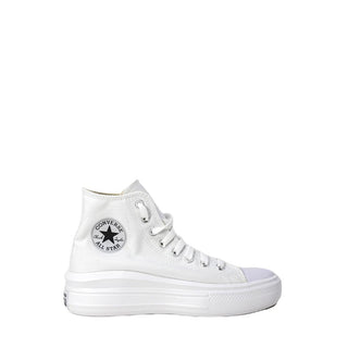 Zapatillas altas blancas de algodón