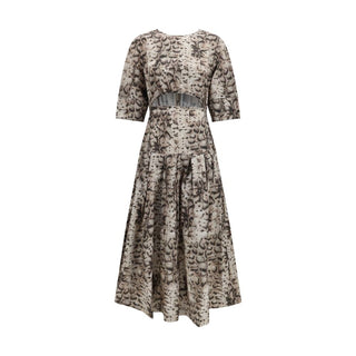 Mehrfarbiges Baumwoll-Freizeitkleid