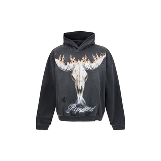Sudadera gris de algodón