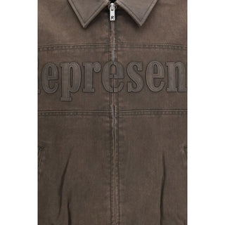 Brauner Baumwoll-Blouson