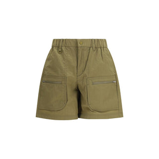 Bicolor Polyester Bermuda Shorts