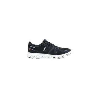 Schwarz-weiße Sportschuhe aus recyceltem Polyester
