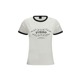 Weißes Baumwoll-T-Shirt