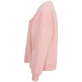 Sudadera rosa de algodón