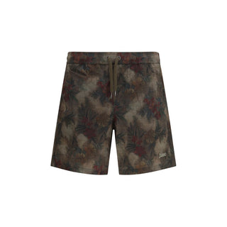 Mehrfarbige Polyamid-Badeshorts