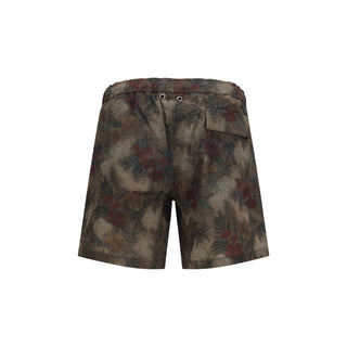 Mehrfarbige Polyamid-Badeshorts