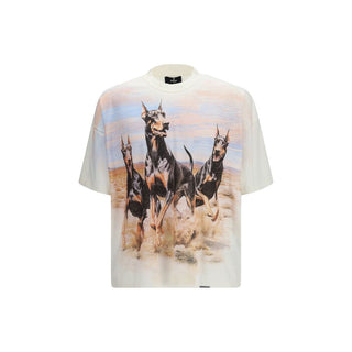 Camiseta de algodón blanca