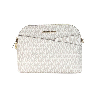 Michael Kors Women'S Back Slip Pocket Signature Canvas Crossbody Bag