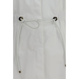 Camisa de vestir blanca de algodón