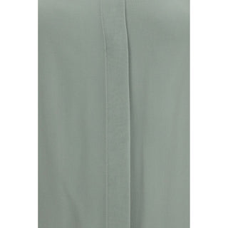 Camisa bicolor de seda