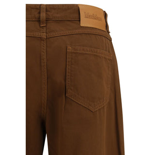 Braune Baumwollhose