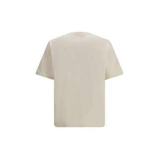 Beiges Baumwoll-T-Shirt