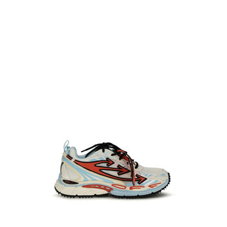Blue Calf Leather Bos Taurus Athletic Sneakers
