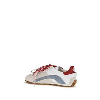 Sneakers aus Kalbsleder in Multicolor