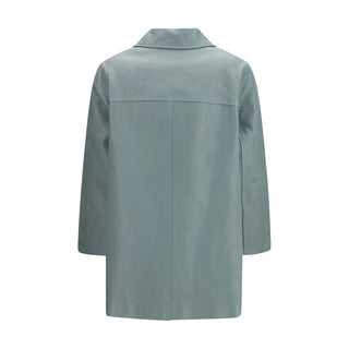 Blue Lamb Leather Leather Jacket