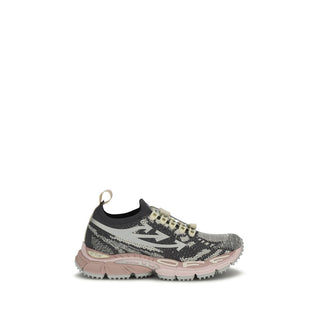 Multicolor Polyethylene Athletic Sneakers