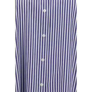 Blue Cotton Pattern Shirt