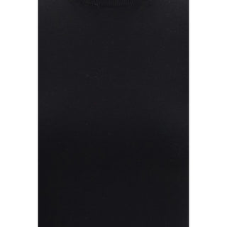 Black Viscose T-Shirt