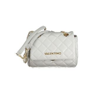Graue Damenhandtasche aus Polyurethan