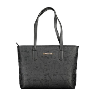 Black Polyurethane Women's Bag