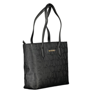 Black Polyurethane Women's Bag